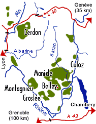 La Perrire - chambres d'htes du Bugey  Chanay dans l'Ain (01)